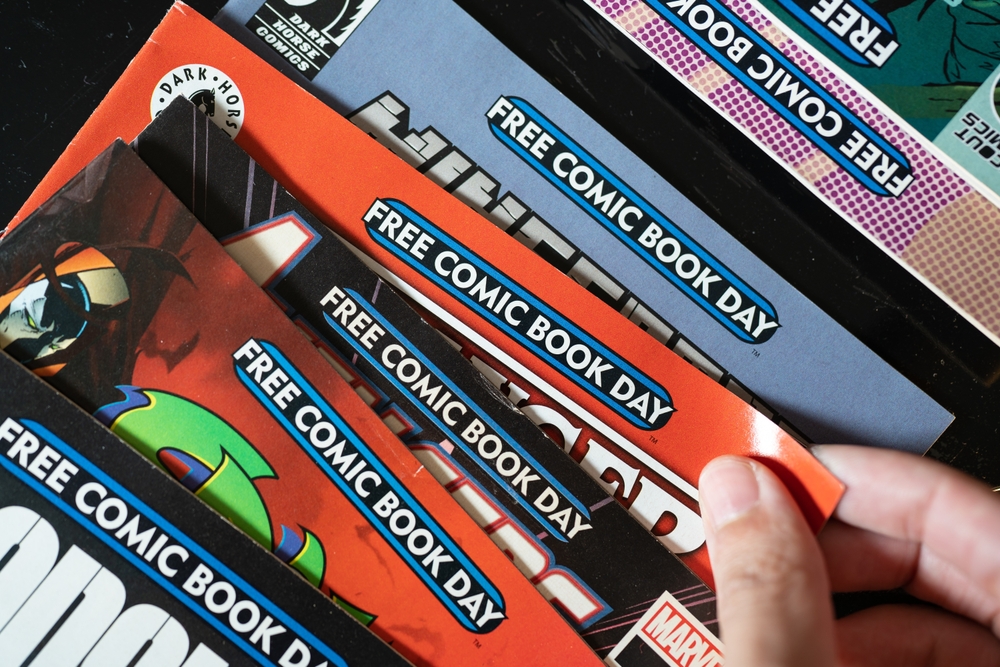 Bangkok,,thailand, ,april,13,,2023:,free,comic,book,day